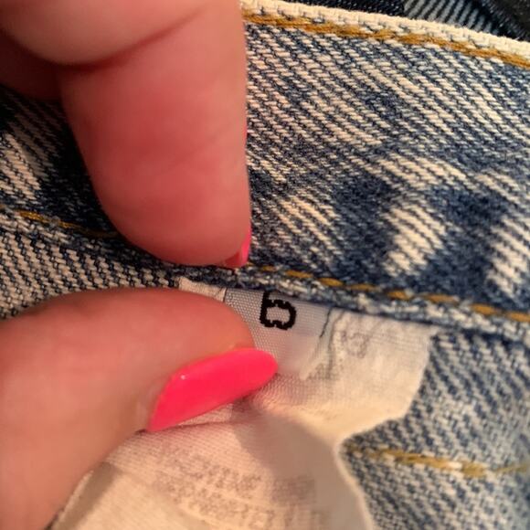 Vintage Bonjour International Acid Wash Jean Skirt - Picture 2 of 4